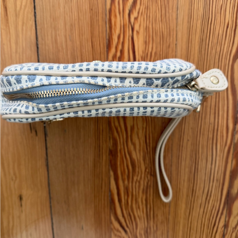 Spartina 449 Songbird Golf Accessory Pouch Light Blue & Cream View 3